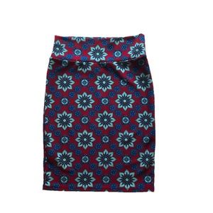 •LuLaRoe• Printed A-Line skirt